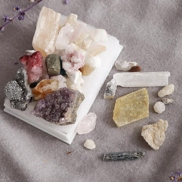 Kit de Ciencia para Niños, colección de rocas y minerales, PK546-5