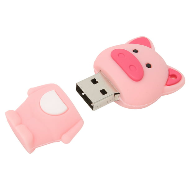 Memoria USB con forma de animal de dibujos animados para oficina en casa  unidad Flash USB encantadora para almacenamiento de datos