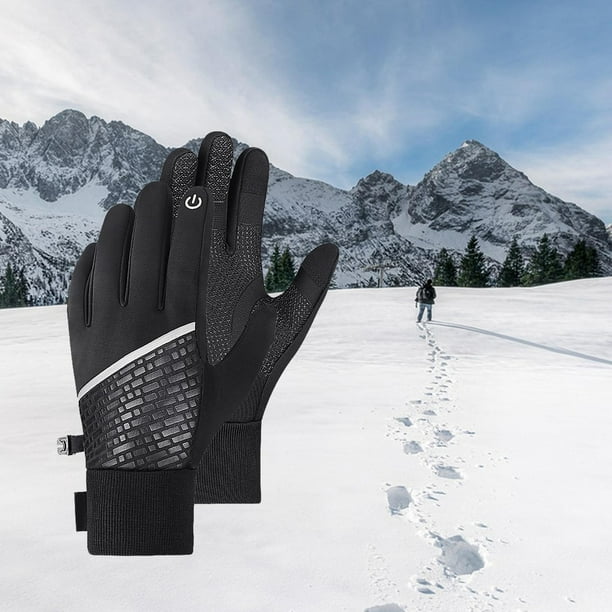 WEST BIKING-guantes de ciclismo para hombre, manoplas transpirables  antideslizantes para pantalla táctil, para deportes al