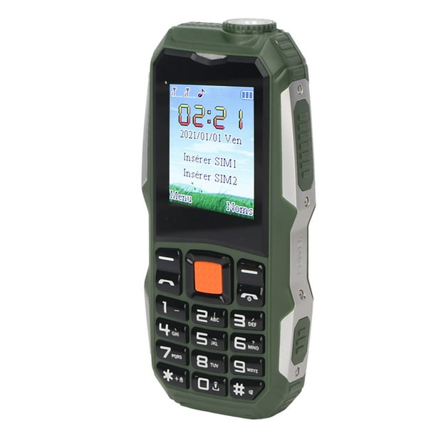 ciciglow Teléfono inteligente, 1+8GB Dual Card Dual Standby Smartphones,  batería de iones de litio recargable de 2100 mAh incorporada compatible con