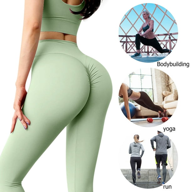 Pantalones de yoga para mujer Pantalones de fitness sexy de cintura alta  transpirables Leopardo para deportes de gimnasio Barbie Nuevos Originales