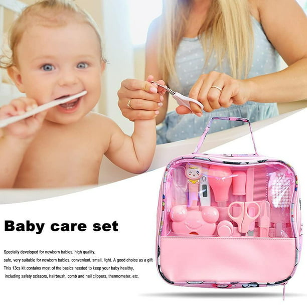 Set Para Cuidado Del Bebé, RoseFlower 8 piezas kit Aseo Bebé Recien Nacido  Higiene - Bebé Kit
