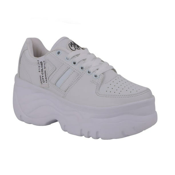 298-27 Tenis Sneakers Blancos 8 Cm Mujer Cklass 298-27 | Walmart en línea