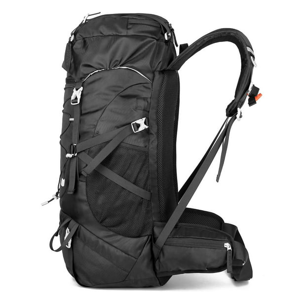 Mochila de senderismo 50L impermeable mochila de viaje para hombres mujeres  mochilas de camping, Azul