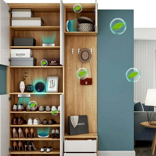 Mini generador de ozono, purificador de gabinete desodorante para el hogar  purificador de aire refrigerador para oficina en casa
