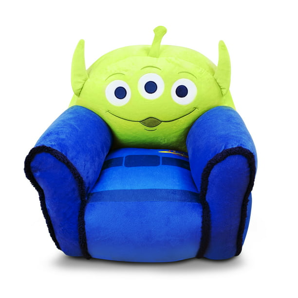 Sillón Infantil Puff Toy Story Marciano Idea Nuova Sillon Color Verde /  Azul Marciano