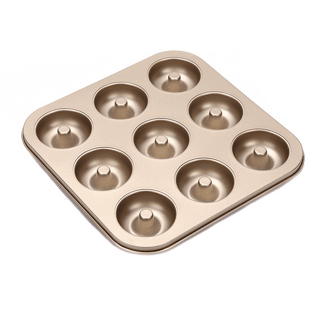 Chefast Kit de moldes de silicona para donas – Moldes  antiadherentes de 12 agujeros, 5 bolsas de repostería y espátula – Apto  para congelador, horno y lavavajillas, bandeja de molde reutilizable