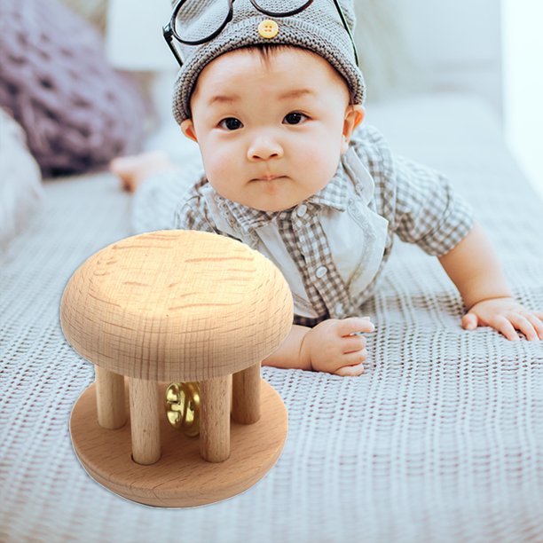 Gimnasio para Bebe Violeta de Madera Montessori Premium - Gym para