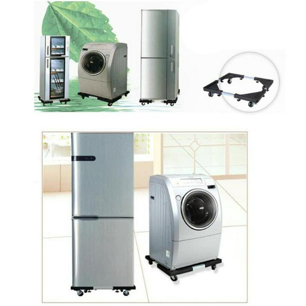 Soporte para vadora, refrigerador, base móvil con ruedas giratorias 1 Gris  Gloria Soporte para lavadora