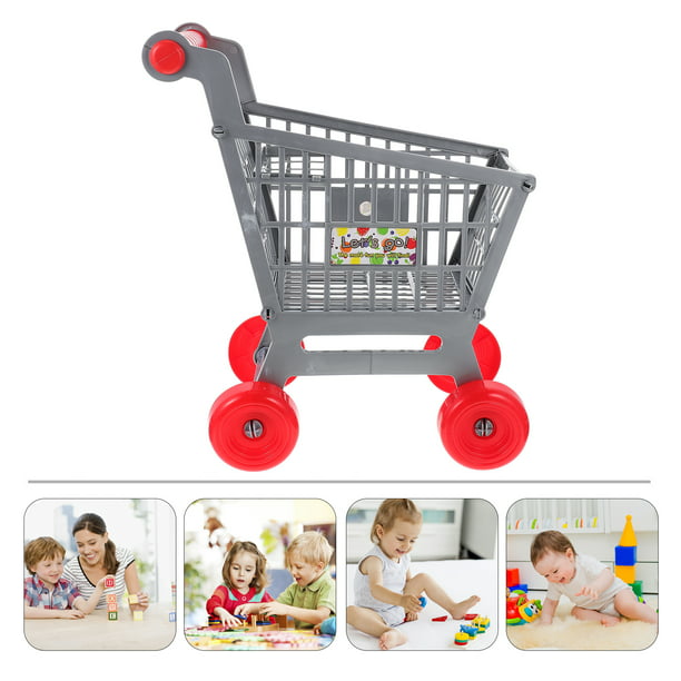  MDYYD carrito de los niños de juguete plegable de los niños  supermercado de la compra mini casa de juego grande carro de juguete  educativo juguete carrito de la compra : Juguetes