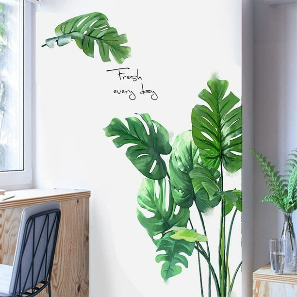 Vinilo para Pared Plantas Verdes