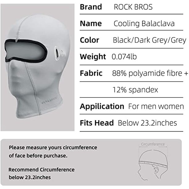 Balaclava Deportiva Ciclismo Moto Rockbros Pasamontaña