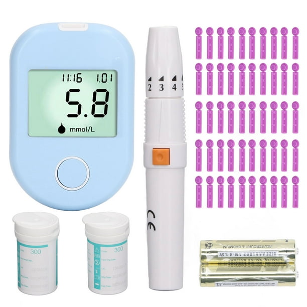 Glucómetro Digital Medidor Glucosa Sangre Monitoreo Azúcar