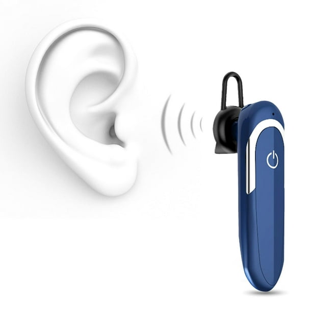 Auricular Bluetooth V5.0 Auricular Inalámbrico con Cancelación de Ruido  Auricular para Teléfono con para La Oreja para Teléfono 28 Hora - blanco  Sunnimix Auriculares bluetooth