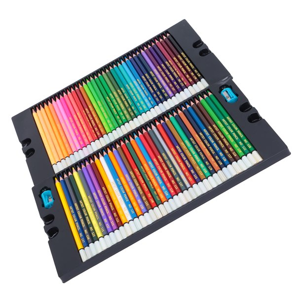 Juego de lápices de colores para dibujar, esbozar y libros para colorear  para adultos, paquete de 72 lápices de colores premium de núcleo suave