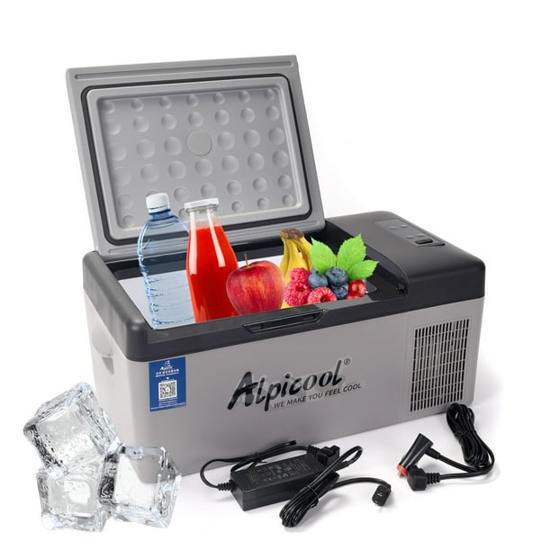 TOPINCN Mini nevera, refrigerador portátil de viaje para automóvil,  enfriador y calentador para cuidado de la piel, cosméticos, bebidas,  alimentos, 36