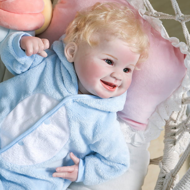 cobija entrada nadie 55cm / 22in muñeco de bebé realista muñecas de bebé Reborn de silicona  suave de cuerpo completo muñe Abanopi Muñeca renacida | Walmart en línea