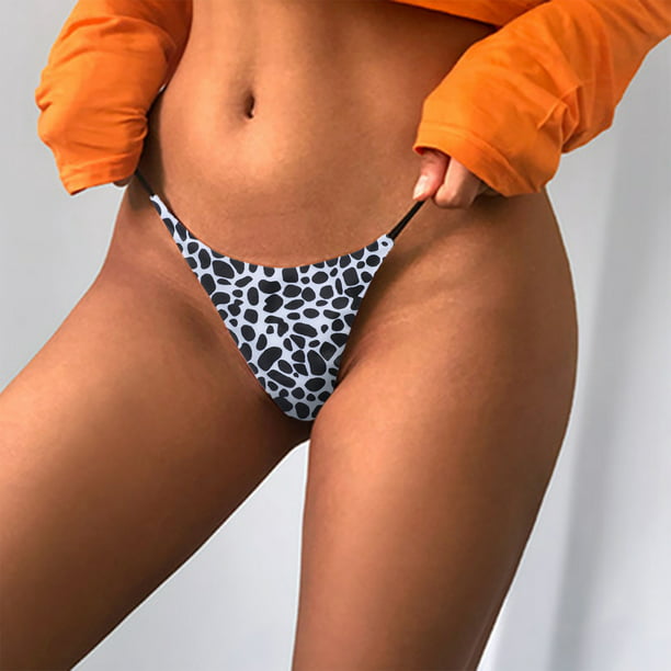 Lencería sexy para mujer Correa fina Tanga Cintura baja Bikini Ropa interior  en forma de T Fridja nalpqowj14825