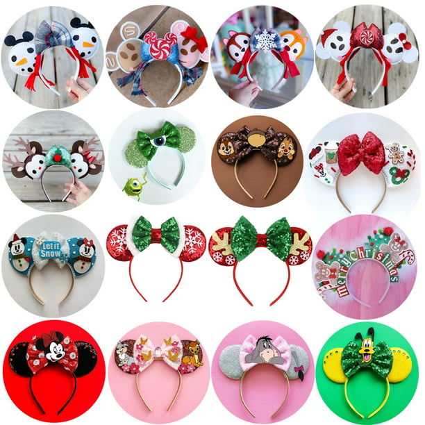 Disney Orejas de Mickey Mouse y orejas de Minnie Mouse - Diademas de Disney  - Orejas de ratón - Orejas de Minnie - Orejas de Disney
