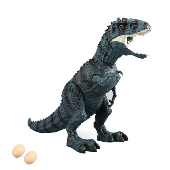 teissuly walking dinosaur  dinosaur robot with realistic dinosaur  moves while making roaring sound led a graphic on the ground lays eggs teissuly wer202309200319