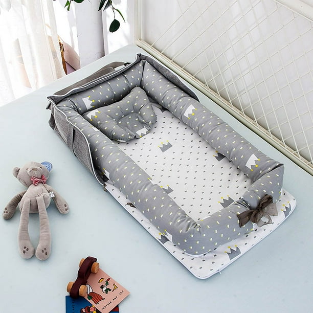 Colchón extraíble para bebé, cama nido, protector para niños