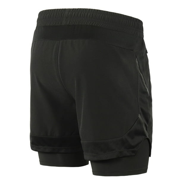 expandir Importancia . Shorts deportivos Lixada Pantalones cortos para correr Lixada 2 en 1 para  hombre, pantalones cortos Lixada Shorts deportivos | Walmart en línea