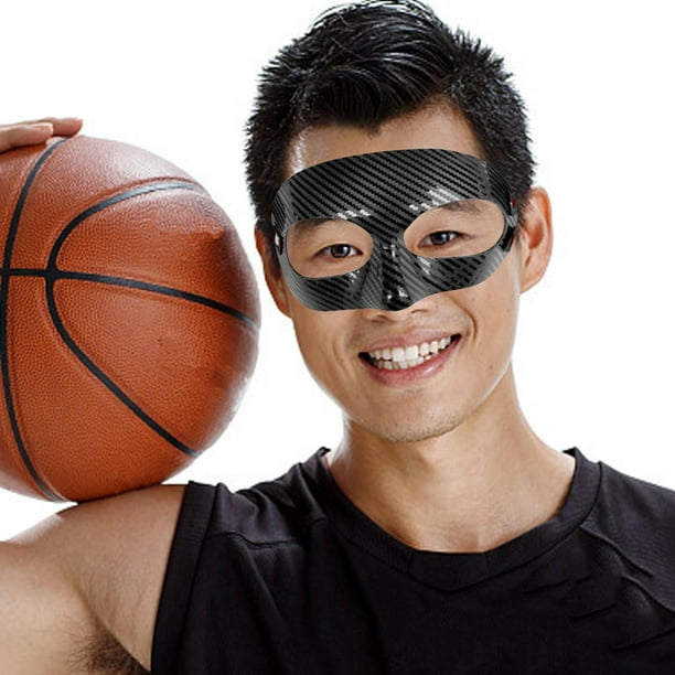 DYNWAVE Máscara de baloncesto, protector de nariz, accesorios de disfraz  para hombres y mujeres, protección facial para fútbol, boxeo, gimnasio