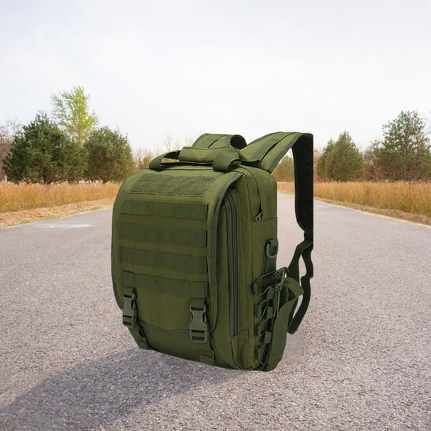 Mochila al aire libre del bolso, paquete de Molle combinado con el chaleco  para las aventuras al aire libre, Verde (Ranger Green), Mochila Tactical