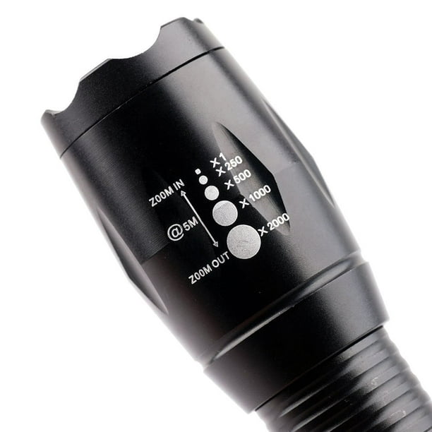 Linterna Recargable Usb Zoomable Resistente Agua Ipx6 Alta