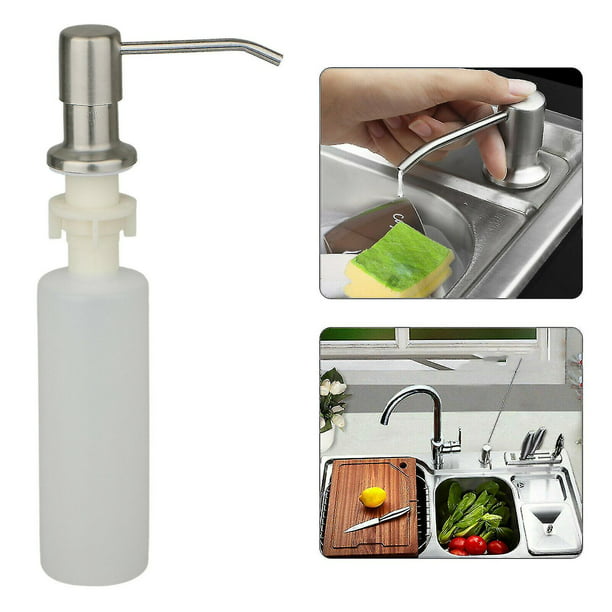 Dispensador de jabón para fregadero de cocina - Dispensadores de loción de  jabón líquido detergente JAMW Sencillez