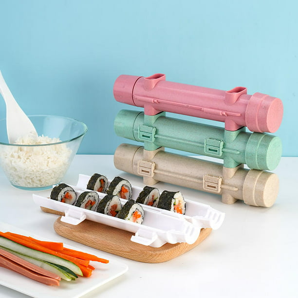 Máquina para hacer Sushi DIY, máquina para hacer rollos de Sushi, molde para  Sushi japonés, accesori oso de fresa Electrónica