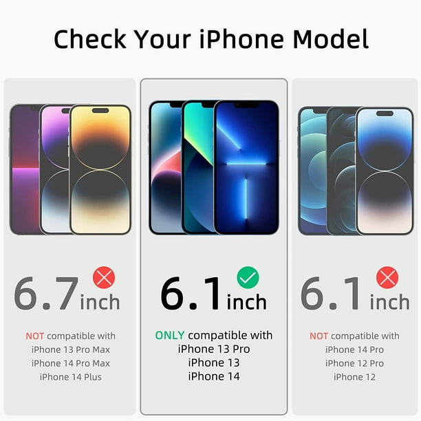 Película protectora en cristal templado para iPhone 13/13 Pro