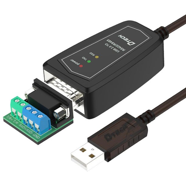 Cable Adaptador de USB 2.0 a RS485 RS422 con Convertidor de Control  Automático FT232/S para Windows de Fanmusic