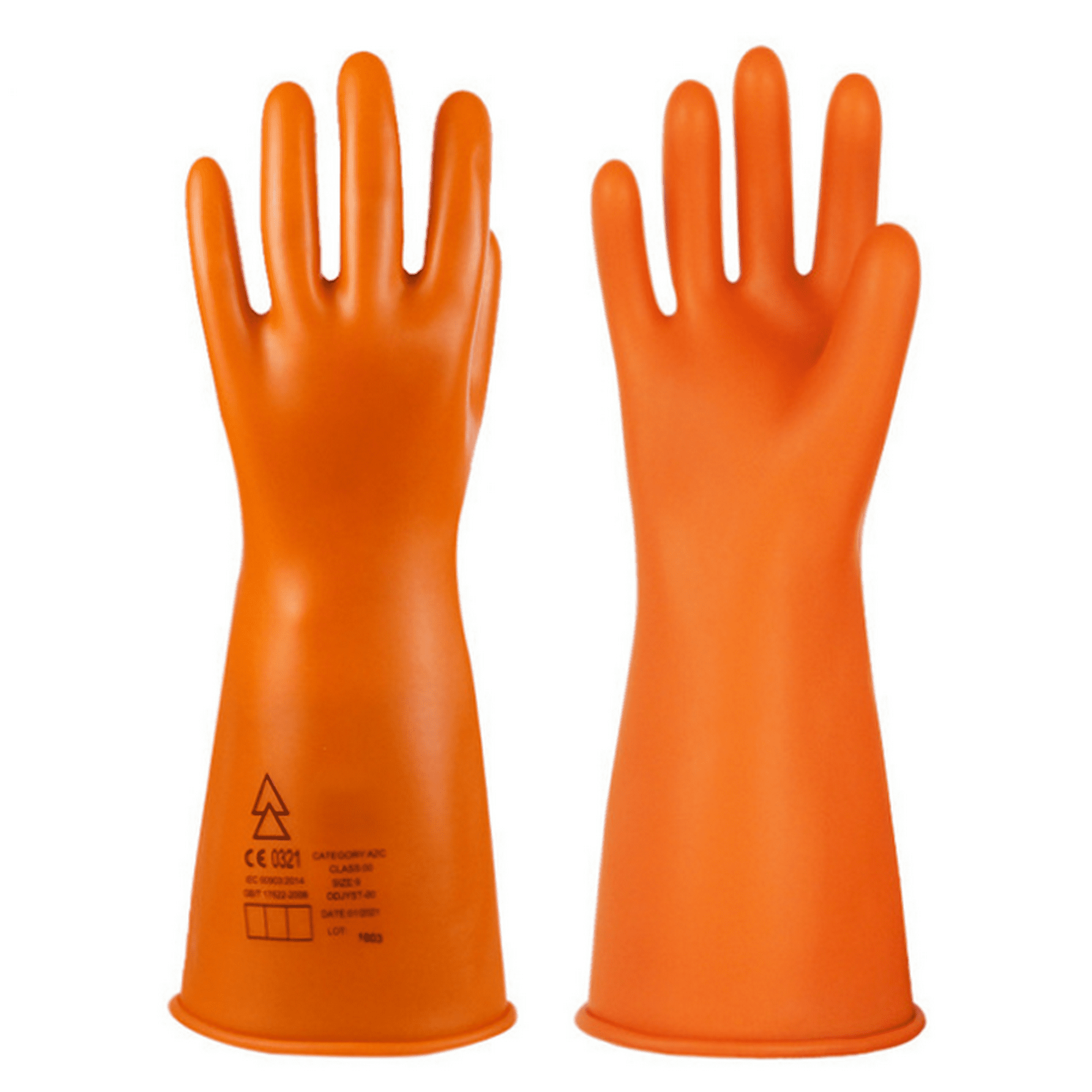 Guantes Aislantes Guantes aislantes de caucho látex grado 00 500V ...