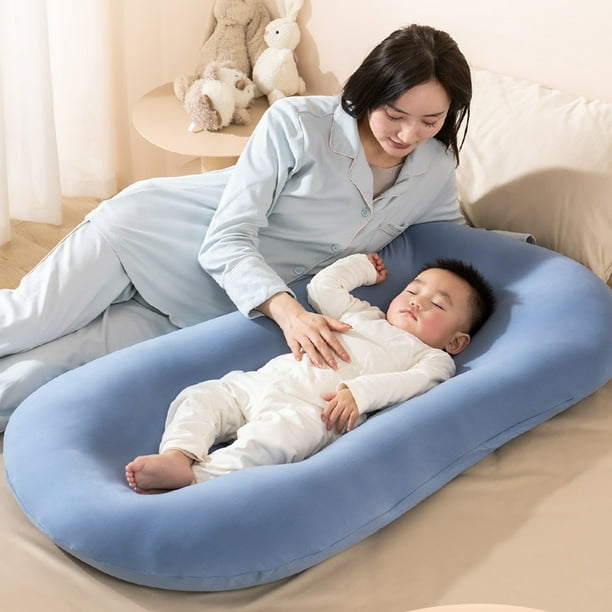 Tumbona para bebé, almohada para tumbona de bebé, tumbona para bebé de 0 a  24 meses, tumbona para recién nacido (rosa claro)
