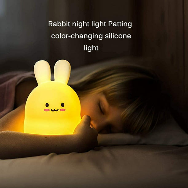 1pc Luz Nocturna Unicornio, Lámpara Nocturna 3D, Cambios De 7 Colores,  Decoración De Habitación, Regalos Para Niñas