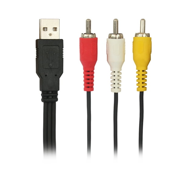 cable audiovideo rca a usb 18 mts fussion fussion ac1076