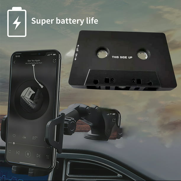 Universal Cassette compatible con Bluetooth 5.0 Audio Car Tape Aux  Adaptador estéreo con micrófono
