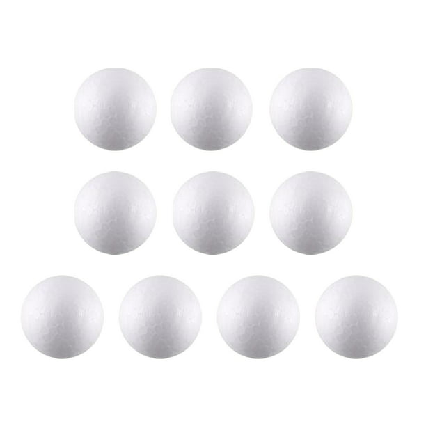 Artesanía hecha a mano bola de bricolaje bolas de espuma de poliestireno  sólido decoración de arte bola de espuma suave para manualidades decora 50  piezas 40 mm Sunnimix Bolas de espuma sólida