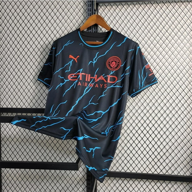 Camiseta Manchester City Negra L