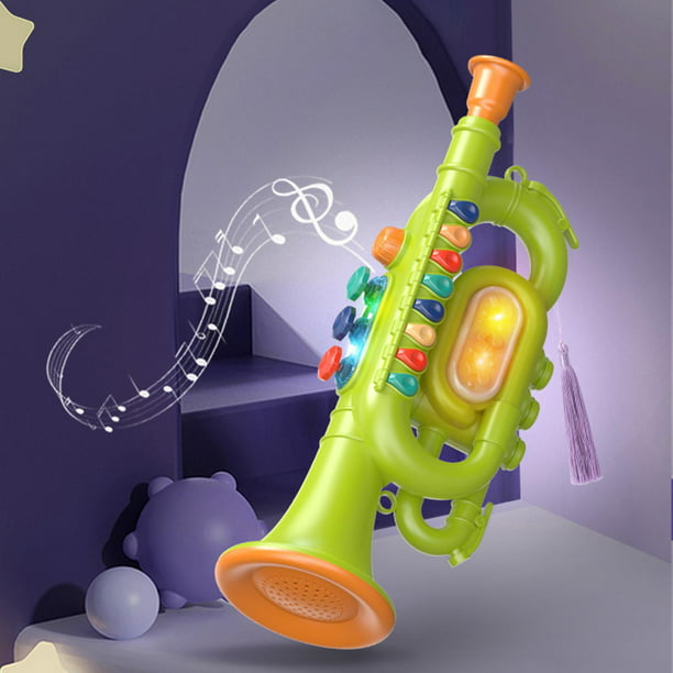 Trompeta Para Niños Juguete Instrumento Musical Sonido Y Luz