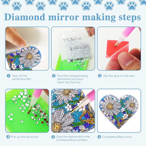 DIY Diamond Art Bookmarks Craft Decoration for Home Office School (SQ014)