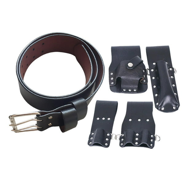 Cinturones de herramientas de 12 bolsillos para hombres, cinturón de  herramientas de construcción, cinturón de herramientas de carpintero,  cinturón de