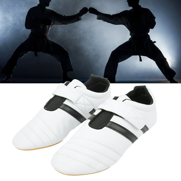  Taekwondo Zapatos de artes marciales Zapatilla de deporte de  boxeo Karate Kung Fu Tai Chi Zapatos de rayas negras Zapatillas ligeras,  Rojo - : Deportes y Actividades al Aire Libre