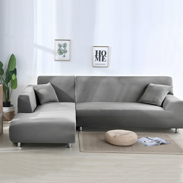  Funda de sofá chaise longue seccional, moderno, universal, para  salón, dormitorio, en forma de L, plegable, antideslizante, lavable,  protector de muebles : Hogar y Cocina