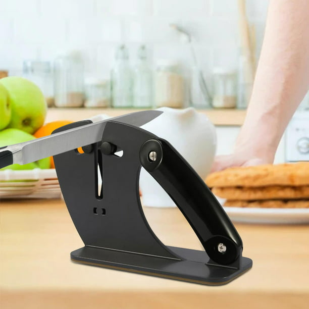 Afilador de cuchillos para Piedra para afilar cuchillos Afiladores de  tijeras: rápidamente a reparar y pulir las cuchillas perfecl Afilador de  cocina