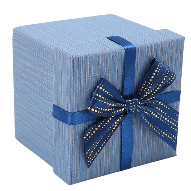Quotidian Cajas de regalo pequeñas de 20 unidades con tapas de 2 x 2 x 2  pulgadas, cajas de regalo de papel perlado vintage para manualidades,  dulces