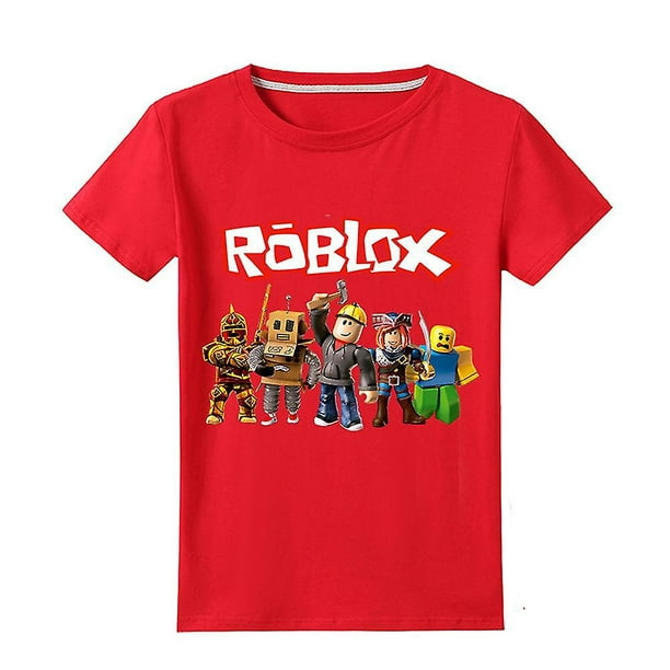 Camiseta de manga corta Roblox para niños de 5 a 12 años Casa Fiesta