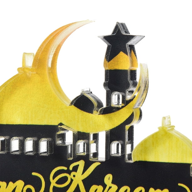 Decoración De Ramadán Decoración De Mesa Islámica Adornos Decoración Del  Festival De Ramadán Oro ANGGREK Otros