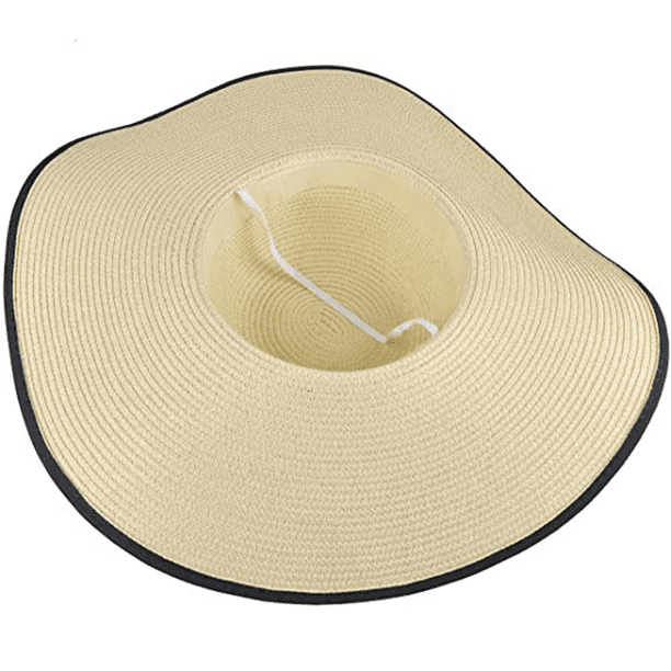 Sombrero de paja con lazo grande para mujer, gorro de playa plegable y  flexible, gorro para el sol, gorro de playa con protección UV para verano  Rojo Verde Cocina, Decoración y Otros